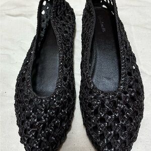 Madewell Brown Woven Flats